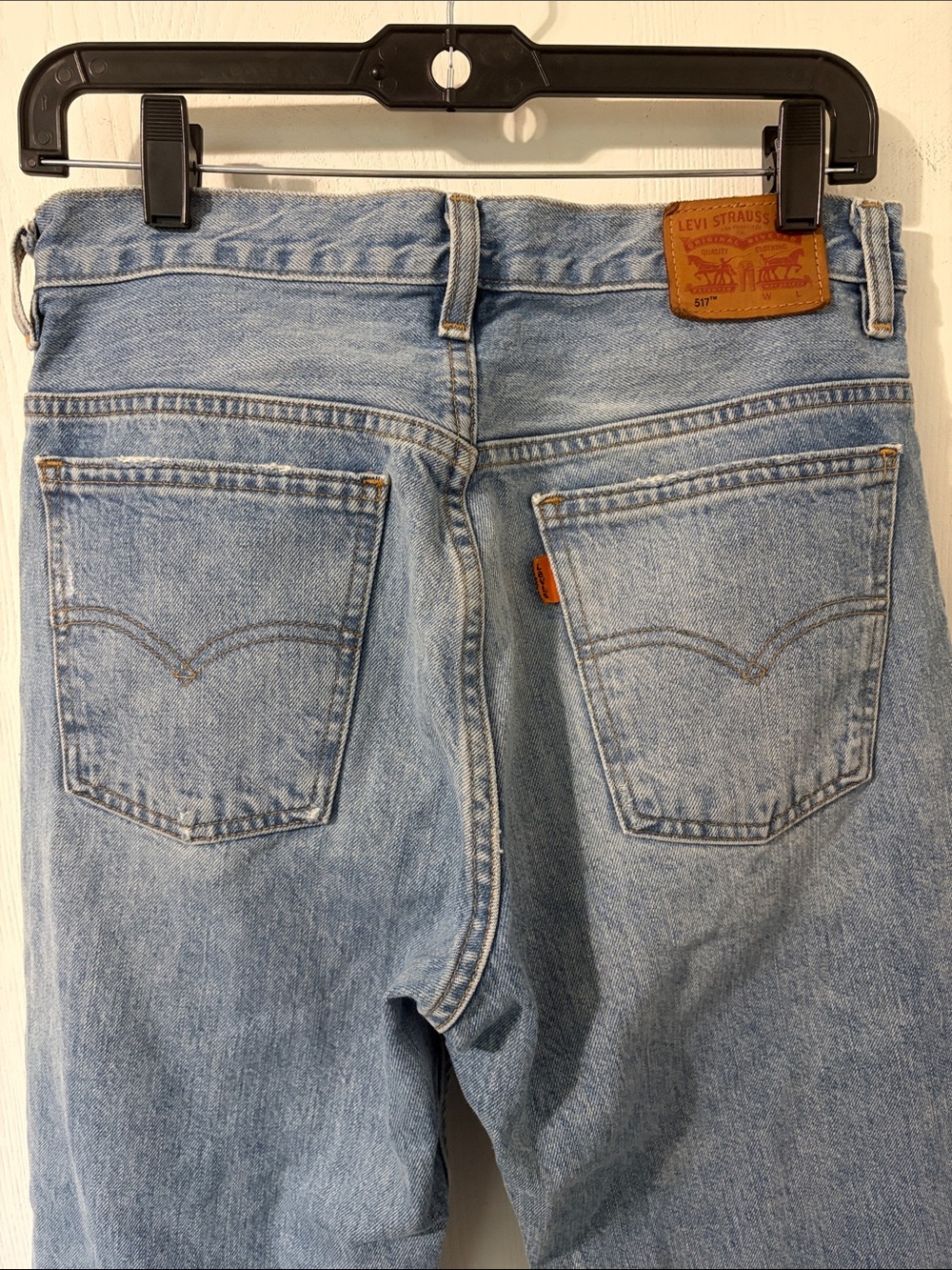 Vintage Orange Tab Levi's Women’s 517 Light Blue Bootcut Jeans Size 29 - Picture 7 of 11